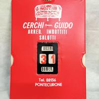 Calendario Perpetuo Pubblicitario originale 1960s