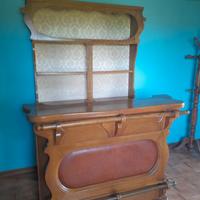 Mobile piano bar in legno antico