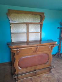 Mobile piano bar in legno antico