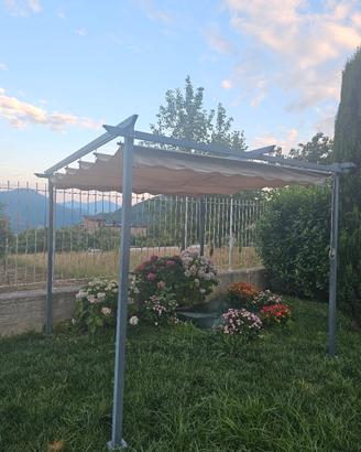 Pergotenda 2,50x2,50 Antracite 