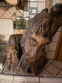 Scultura in legno di ulivo