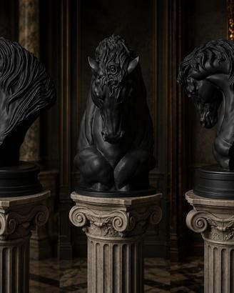 statua cavallo arte romana e greca