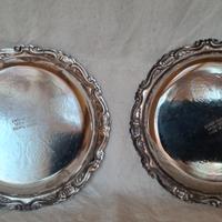 Sottobicchieri vintage argentati