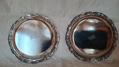 Sottobicchieri vintage argentati