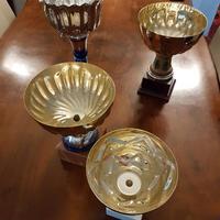 4 coppe da premiazione o trofeo. USATE.