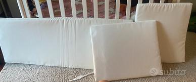 Tris cuscini x set da giardino come nuovi