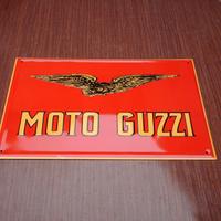 Targa Insegna in metallo Moto Guzzi