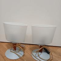Coppia di lampade da comodino / tavolo 