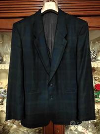 Giacca 50 blu, verde Made in Italy Marco Giordani