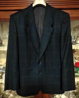 Giacca 50 blu, verde Made in Italy Marco Giordani