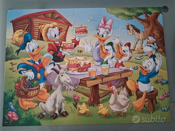 puzzle "Paperina e la Torta", anche da colorare