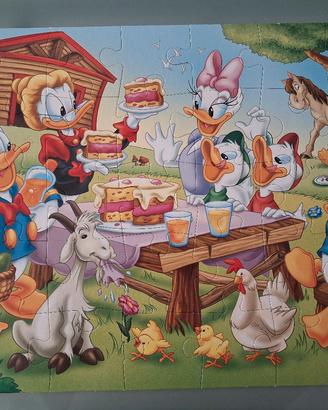 puzzle "Paperina e la Torta", anche da colorare