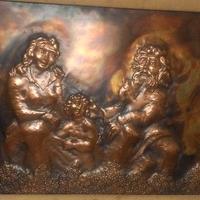 QUADRI IN RAME FIRMATI DALLO SCULTORE  INCAPRERA