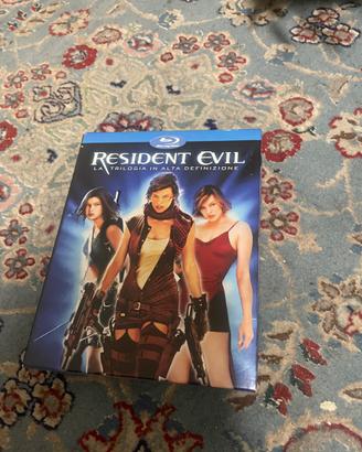 Cofanetto trilogia Resident Evil blue ray