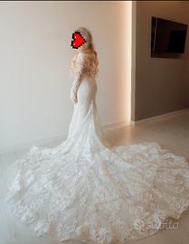  abito da sposa a sirena 