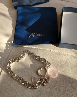 Braccialetto in argento Miluna miss Italia