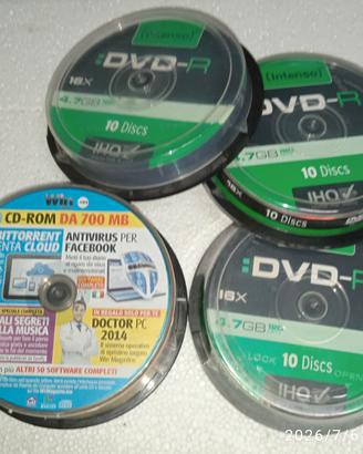 lotto 50 CD eDVD vergini per PC