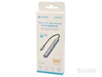 Adattatore Usb-c 4in1