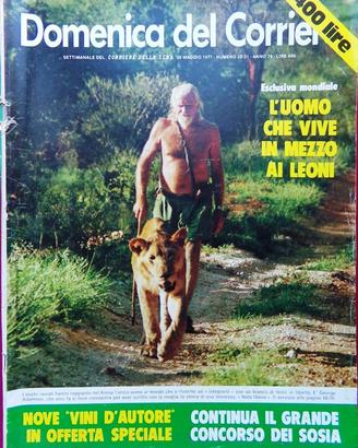 La Domenica del Corriere 26 Maggio 1977 Adamson