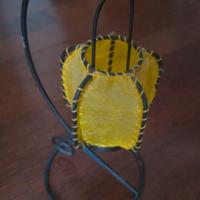 Lanterna Etnica in Ferro e Pergamena Gialla H 27 