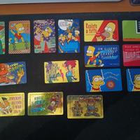 Lotto carte Simpson e Garphield
