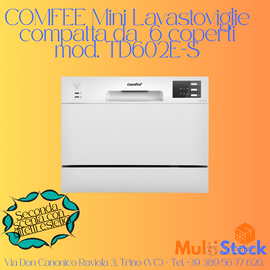 COMFEE' Mini Lavastoviglie compatta da tavolo