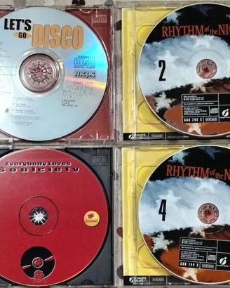 Lotto di 13 cd di rock vario e disco funky