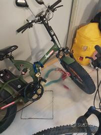 Bici elettrica con borse