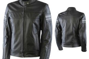 GIACCA PELLE VINTAGE MOTO CAFE' RACER OJ LEGEND DO