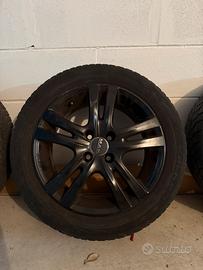 Cerchi lega mak fiat 500 con gomme invernali