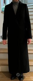 Cappotto nero lungo Twinset