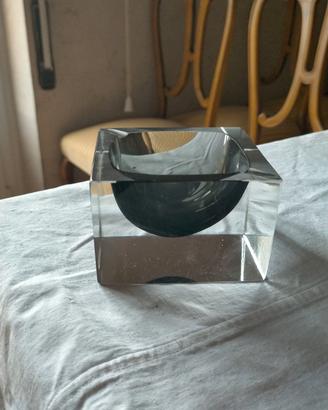 Posacenere vintage in vetro di Murano (grigio)