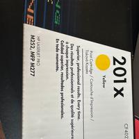 Hp laserjet cartuccia 201x giallo