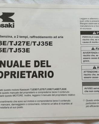 Decespugliatore a zaino spalleggiato kawasaki t53e