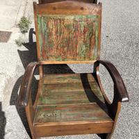 Set di 2 sedie Colonial Olandesi stile Adirondack