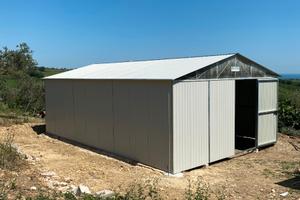 Box garage in lamiera