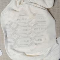 GAUDI' CARDIGAN TRAFORATO BIANCO