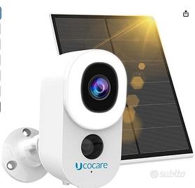 telecamera wifi esterno con pannello solare