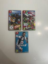 Splatoon 2 - Ring Fit e Fifa 19 - Switch