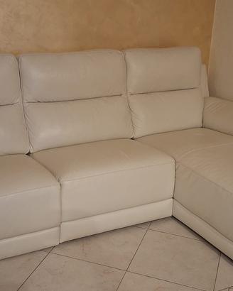 Divano angolare Poltronesofà in vera pelle – 270 c