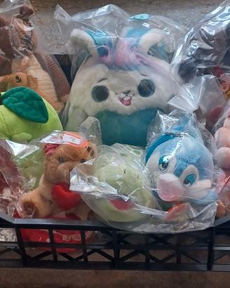 lotto peluche vari