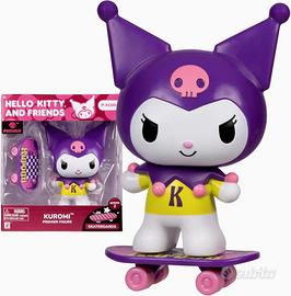 Hello Kitty - Kuromi con Skateboard, Action Figure