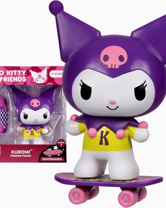 Hello Kitty - Kuromi con Skateboard, Action Figure