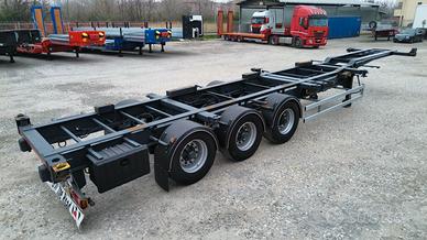 Semirimorchio Portacontainer Collo Oca Schweriner 