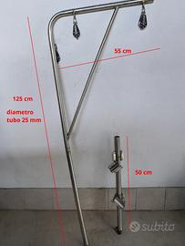 Gruetta acciaio inox per barca sollevamento FB