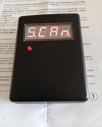 scanner radiocomandi Rolling code