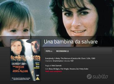 dvd o vhs una bambina da salvare (per me)