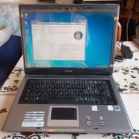 Notebook 15" Asus F3F Centrino Duo con Win7 Usato