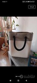 borsa OBag come nuova bianca e nera