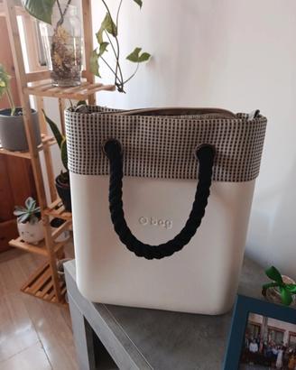 borsa OBag come nuova bianca e nera